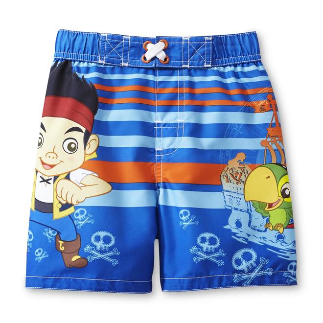 Disney Infant & Toddler Boy's Swim Trunks Jake & The Never Land Pirates