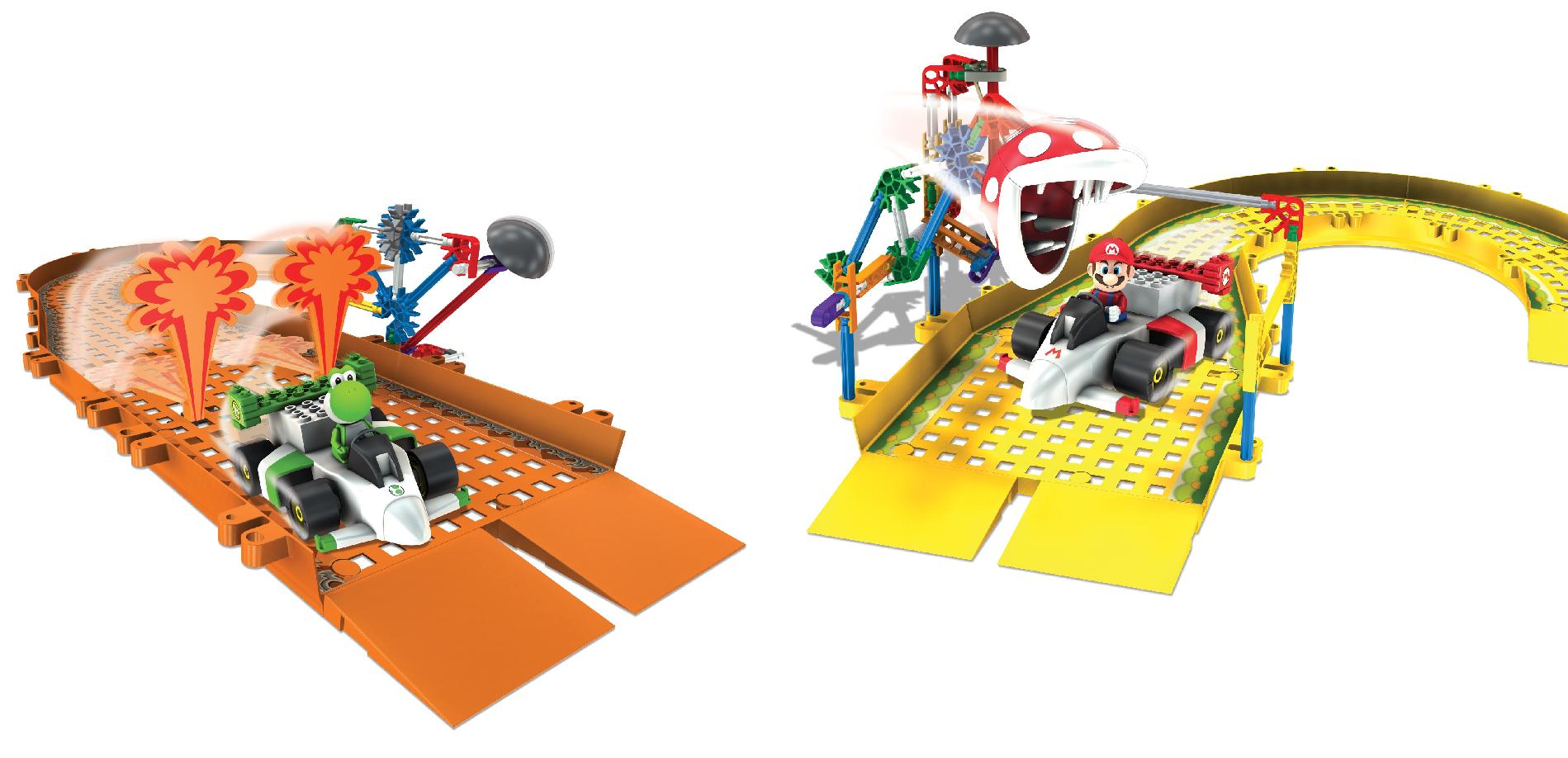 Nintendo Yoshi Vs Lava Plumes Building Set/Mario Vs Piranha Plant Building Set Kit