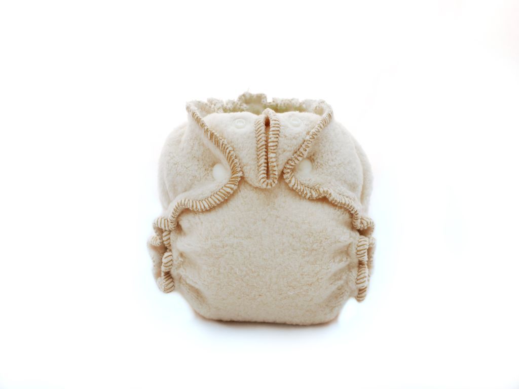 Kissa's Cotton Fleece Fitted Diaper Unbleached - Newborn Size 0 at Sears.com