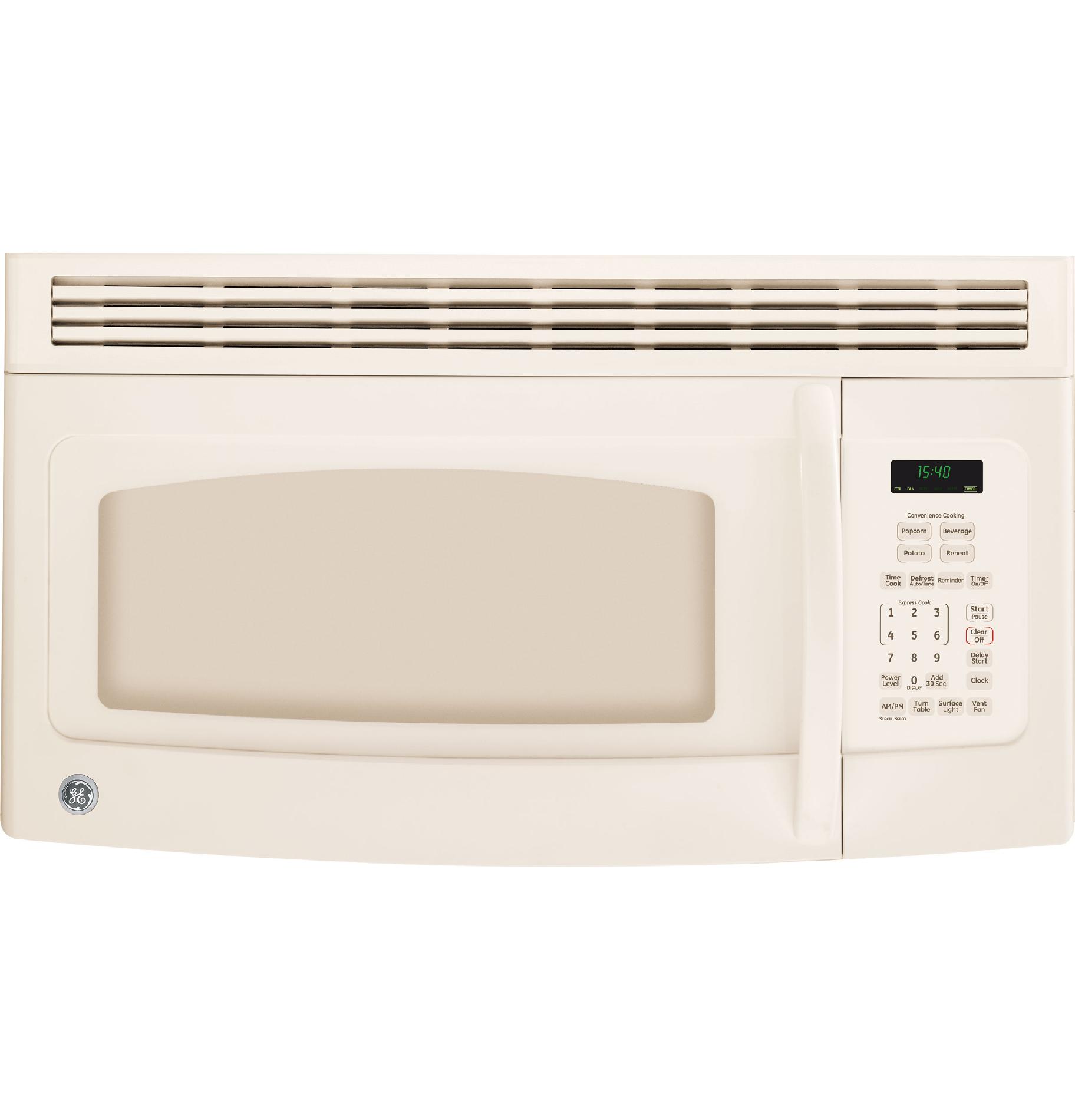 GE JVM1540DMCC 30" Over the Range Microwave Oven Bisque Sears