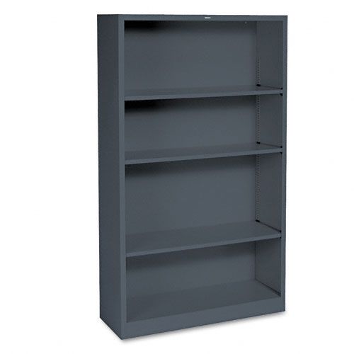 HON Metal Bookcase, 4 Shelves, 59"h, Charcoal at Kmart.com