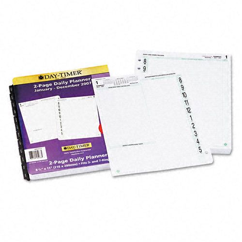 Original Dated Two-Page-per-Day Organizer Refill