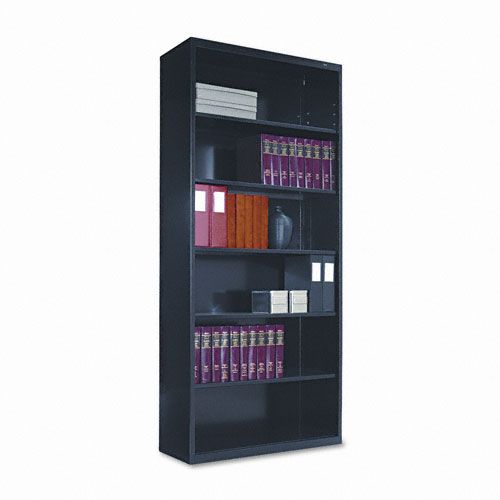 Tennsco Metal Bookcase, 6 Shelves, 78h, Black at Kmart.com