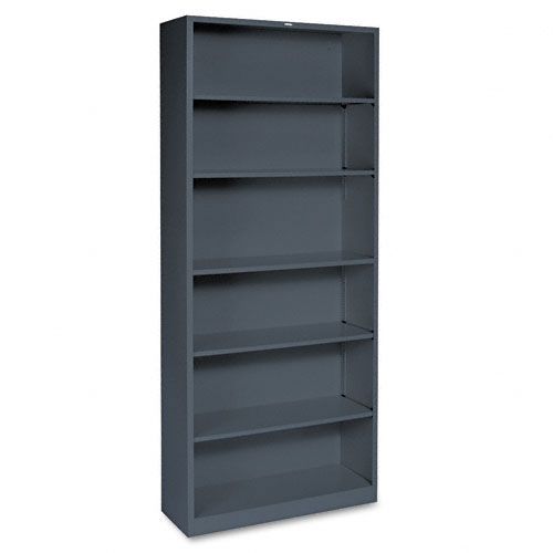 HON Metal Bookcase, 6 Shelves, 81-1/8"h, Charcoal at Kmart.com
