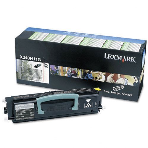 Lexmark X340H11G Toner Cartridge, High-Yield, Black