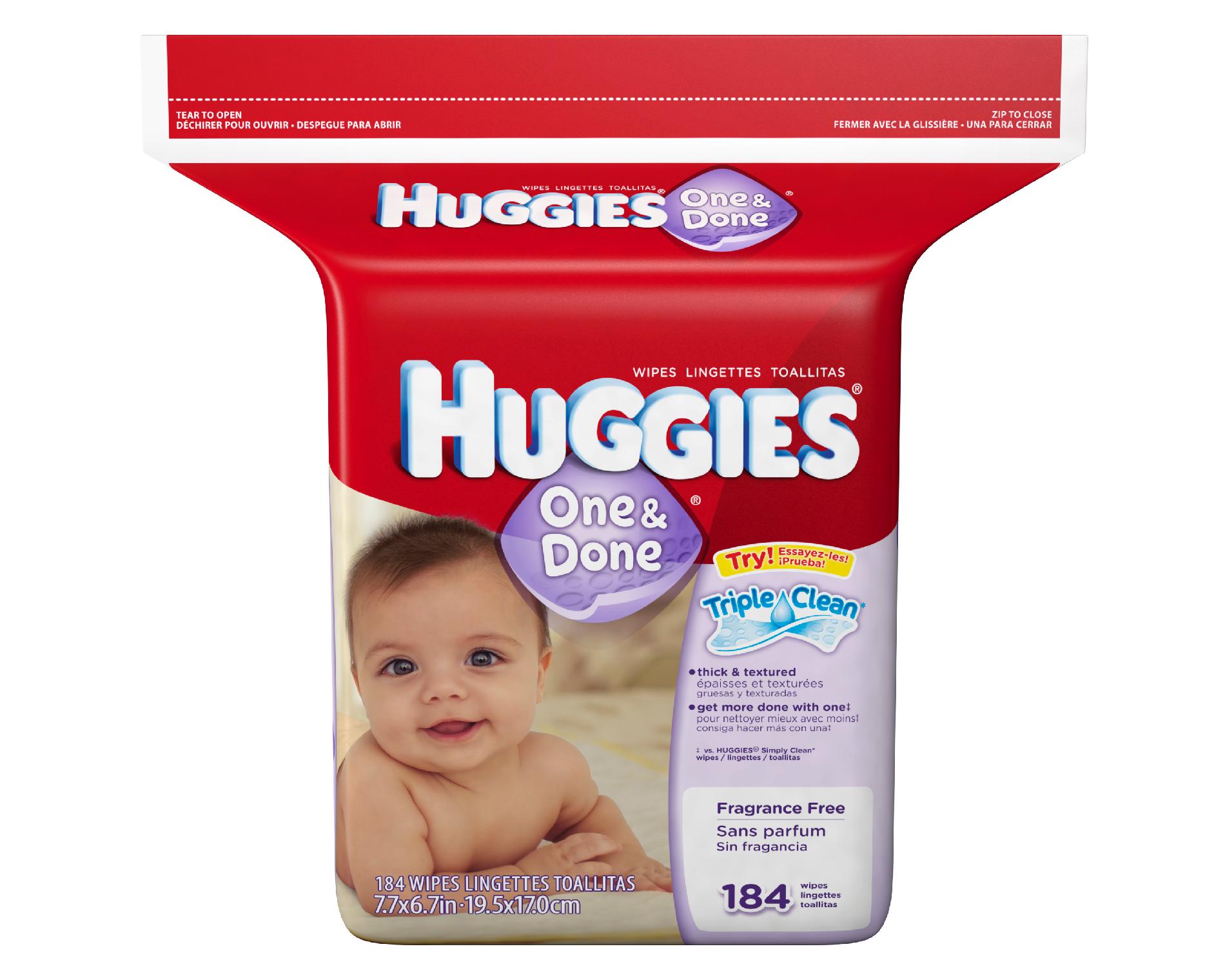 Huggies One & Done® Baby Wipes, Refill, 184 ct Shop Your Way Online