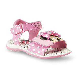 Disney Toddler Girl's Minnie Mouse Faux Patent Leather Sandal ...