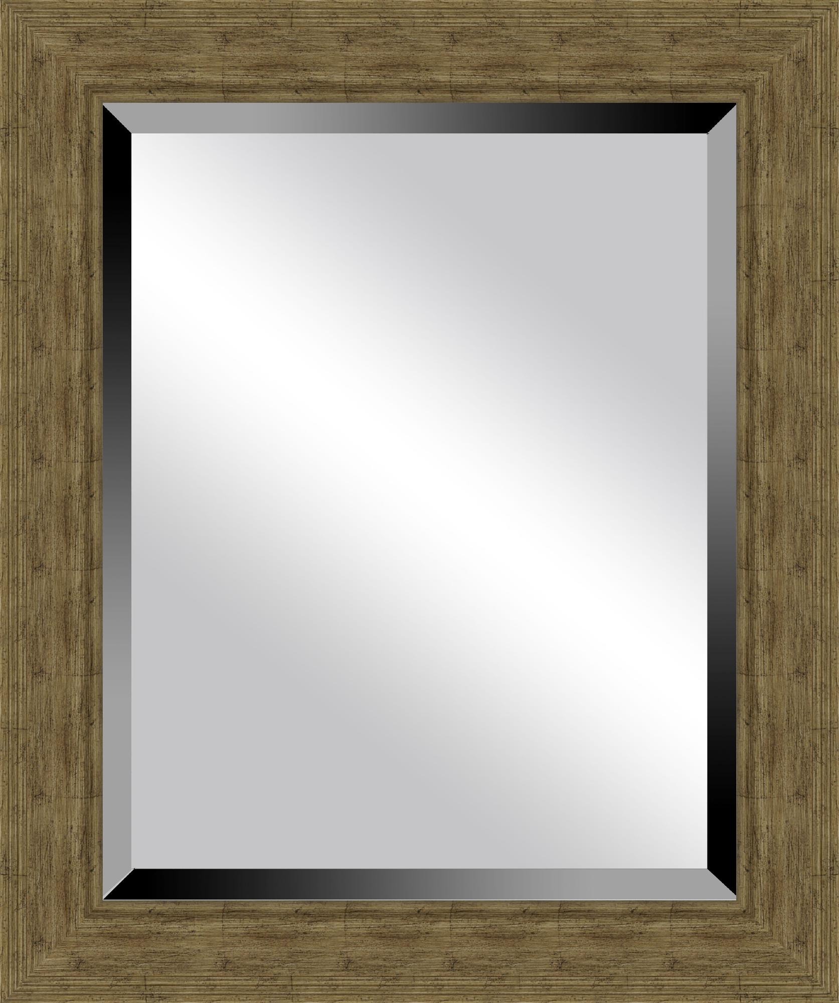 Brushed Gold Wall Mirror 22 X 28 Inch