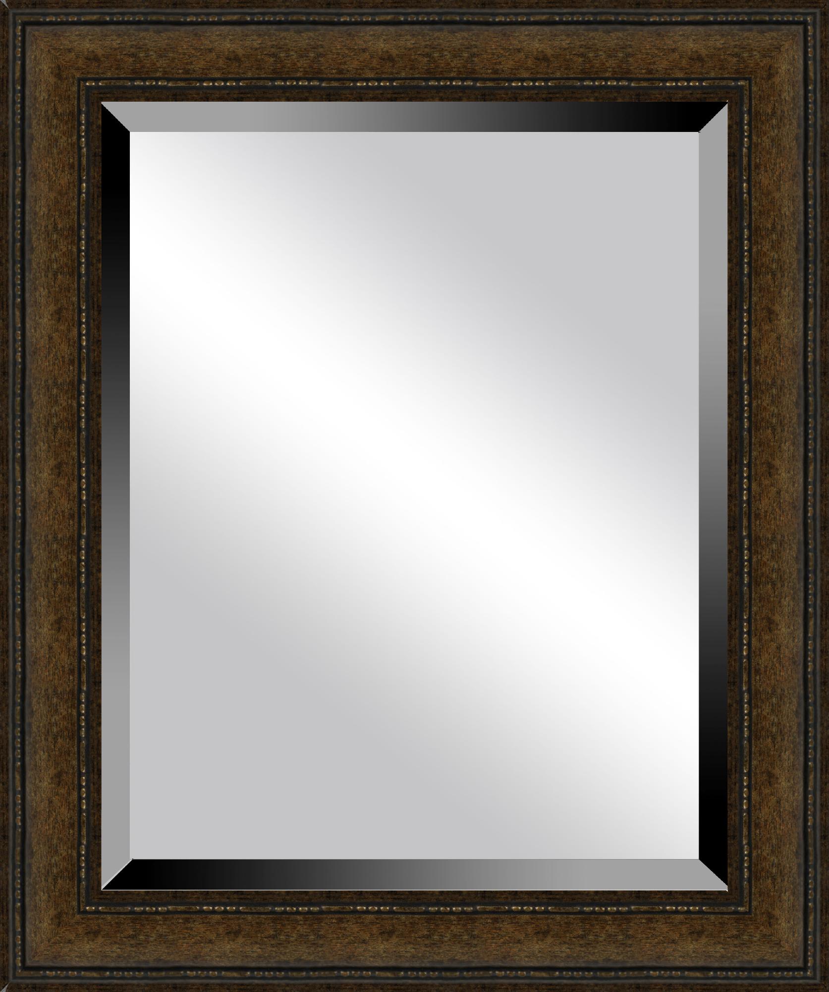 Bronze Finish On A Wood Wall Mirror 16 X 20 Inch