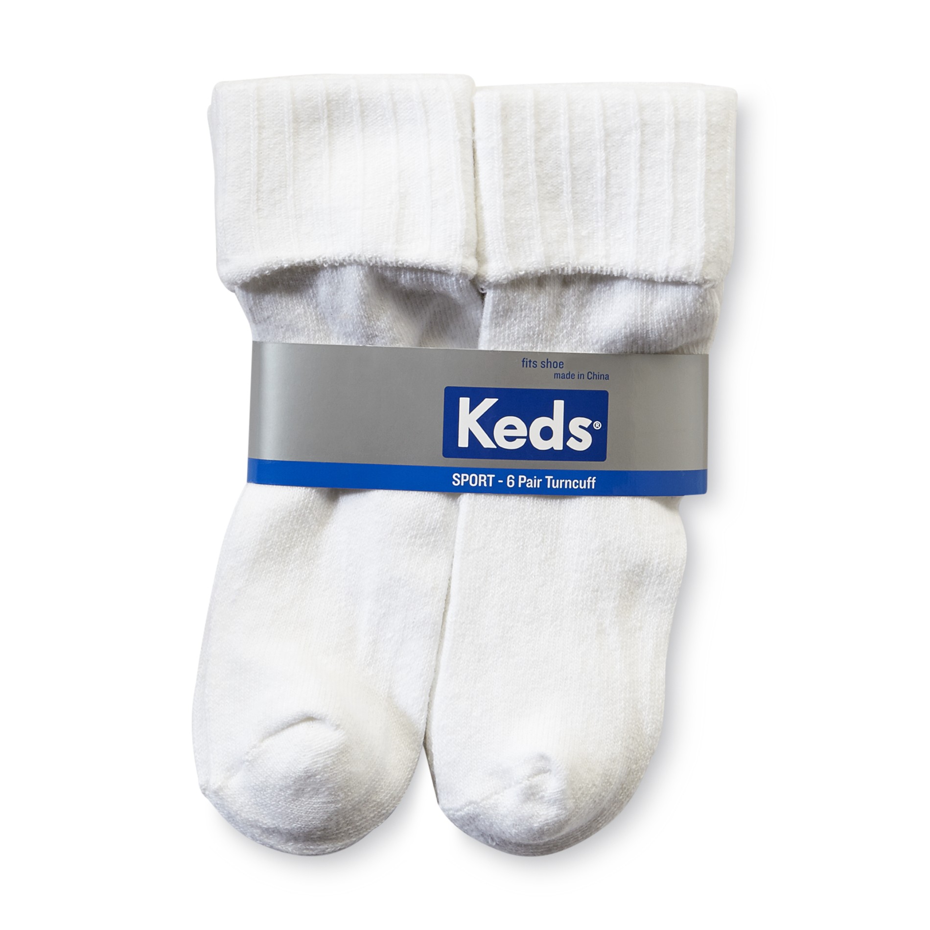 Keds SixPack Sport Turn Cuff Socks
