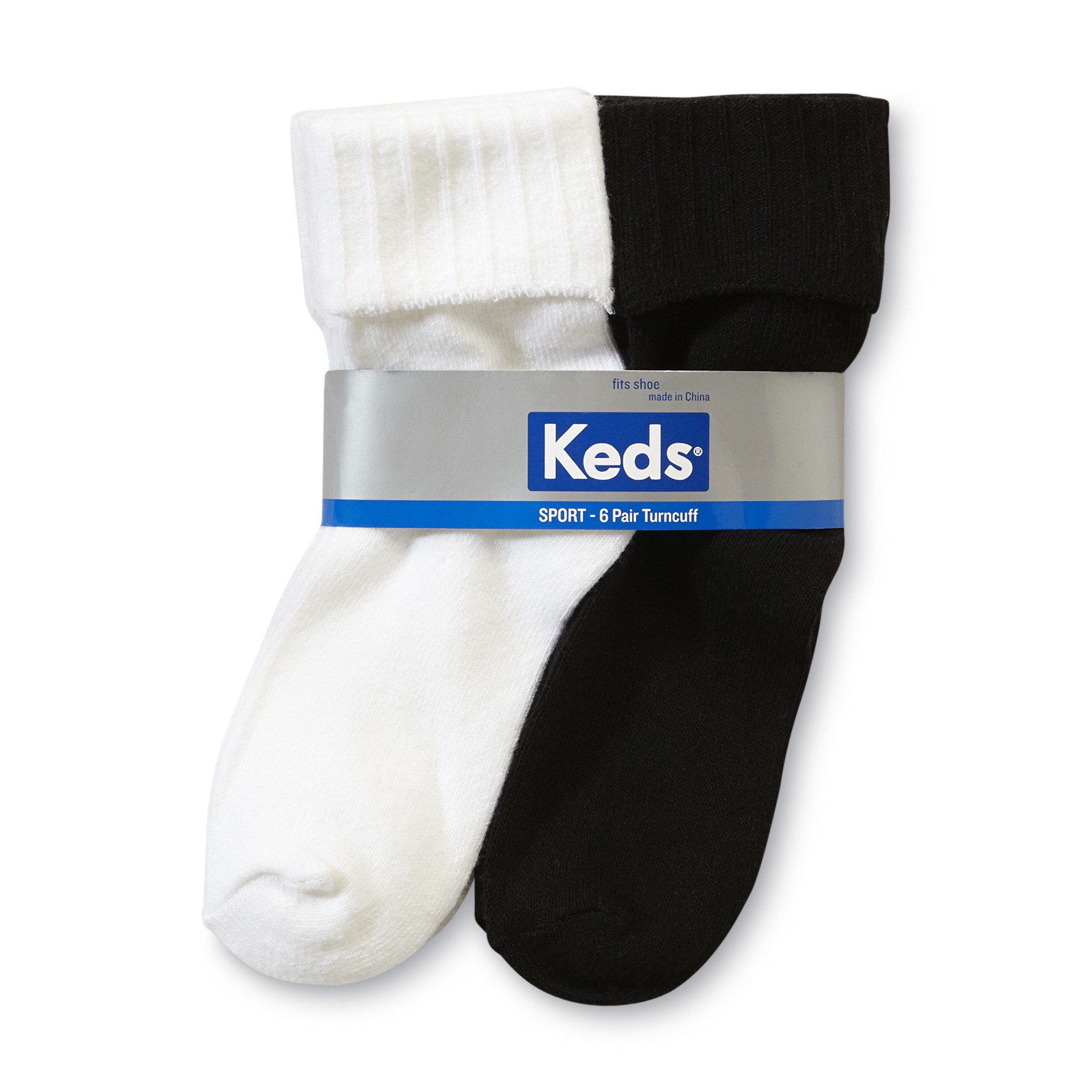 Keds 6 Pack Turn Cuff Socks