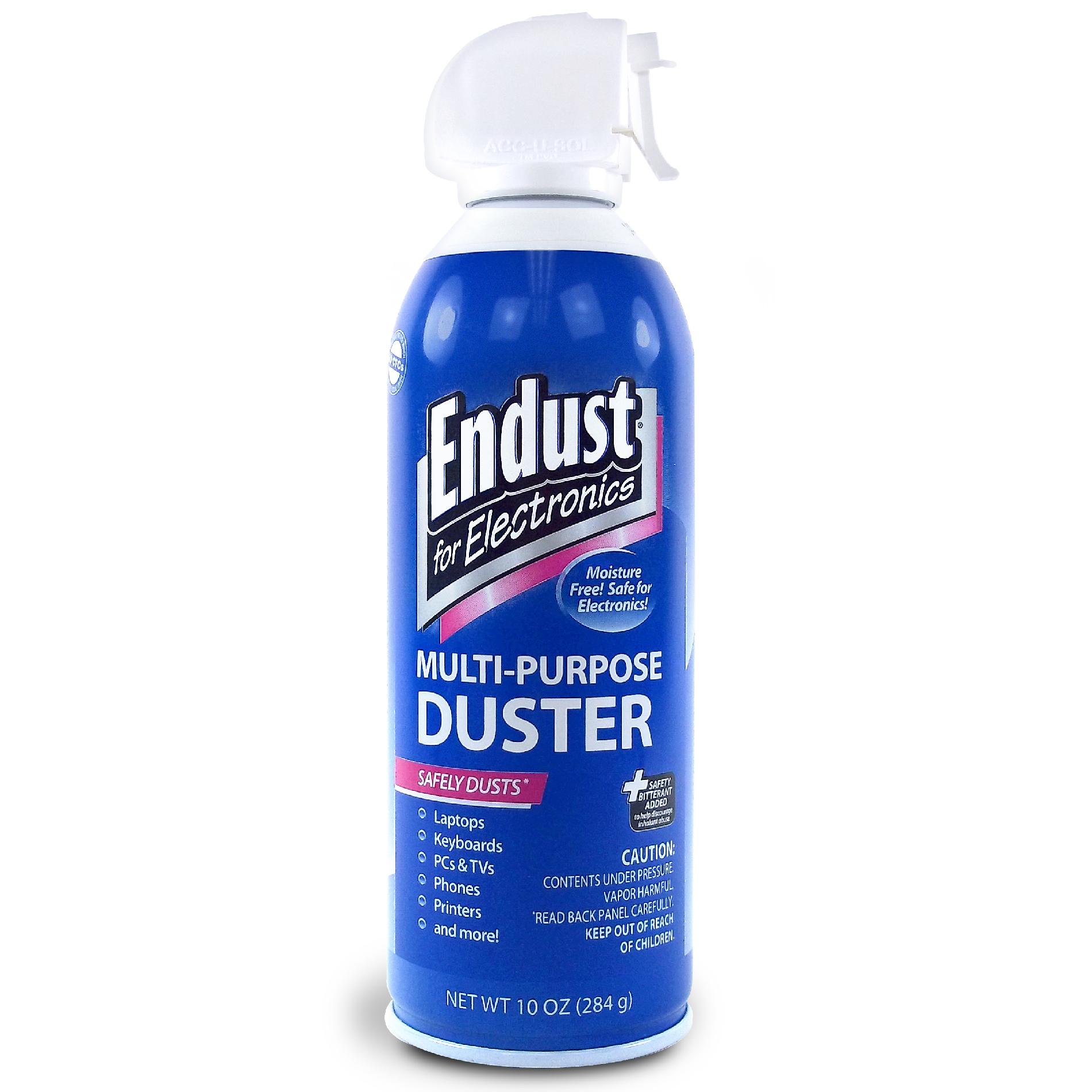 DustOff Disposable Compressed Gas Duster with Bitterant, 3.5oz Can