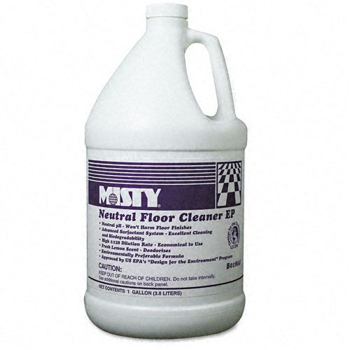 AMREP Neutral Floor Cleaner EP, Lemon, 1gal Bottle