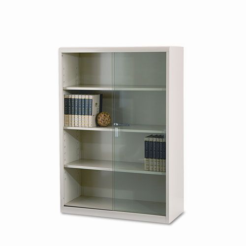 Executive Metal Bookcases with Glass Doors