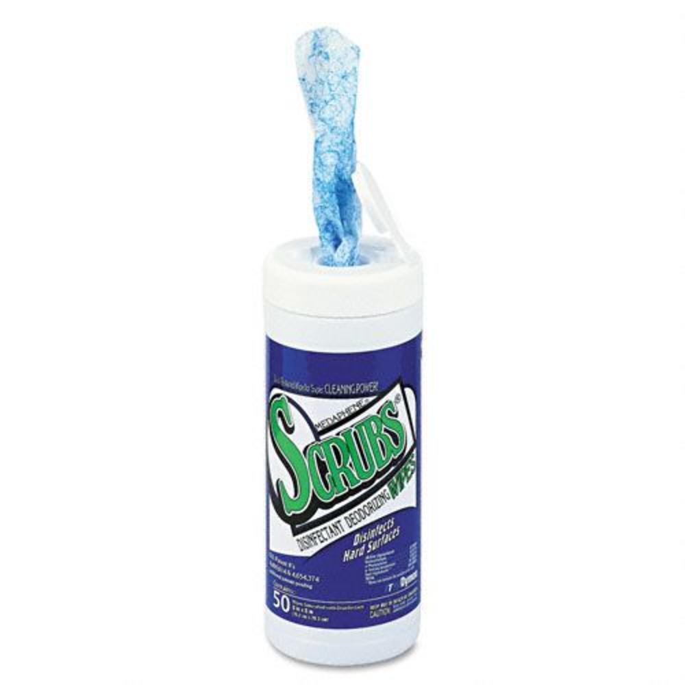 MEDAPHENE SCRUBS Disinfectant Deodorizing Wipes -6/carton