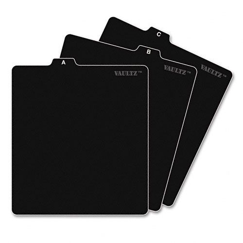 IdeaStream A-Z CD File Guides, 5 x 5 3/4, Black at Kmart.com