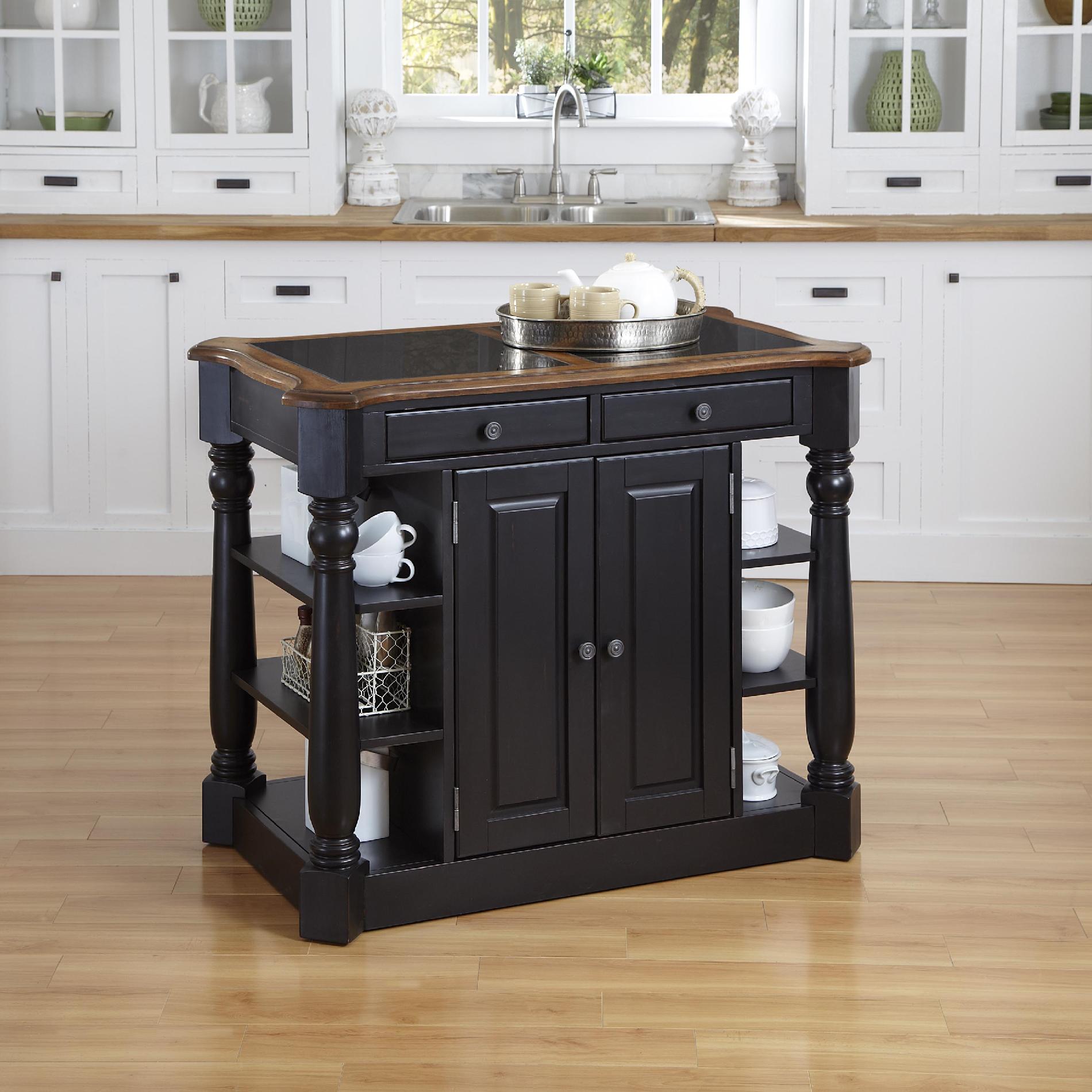 Sandra Lee Granite Top Kitchen Cart Create Space with Kmart