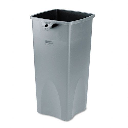 Untouchable Square Container, 23 Gal, Gray, Each