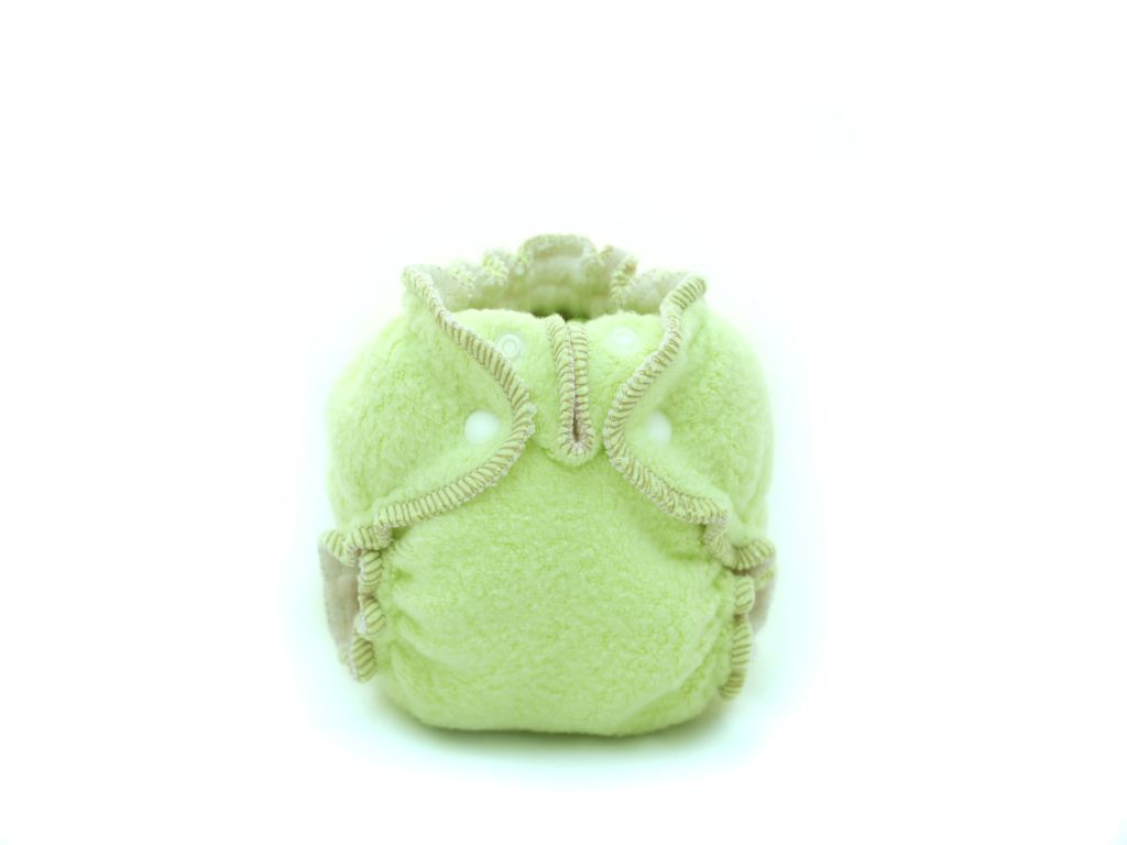 Kissa's Cotton Fleece Fitted Diaper - Lime Green, Size NB at Sears.com