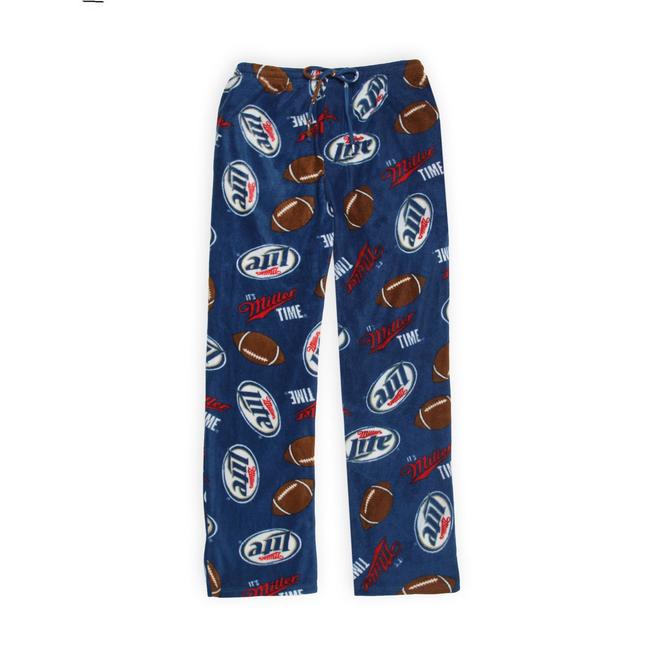 Miller Lite Men's Fleece Pajama Pants Football