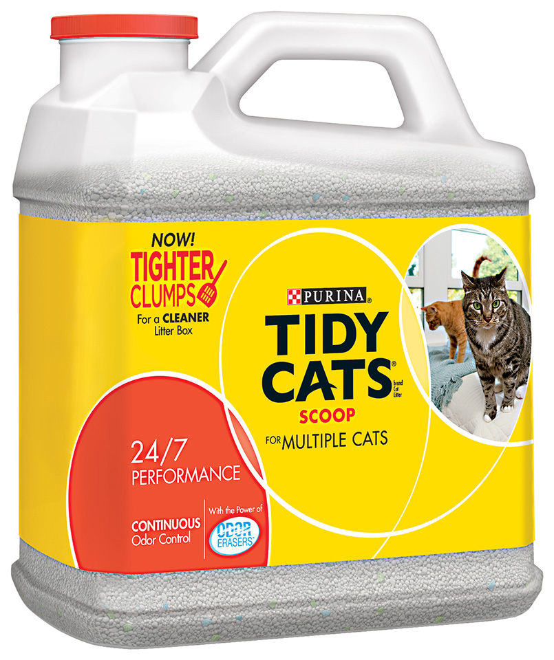 Tidy Cats Scoop for Multiple Cats 24/7 Performance Cat Litter 20 lb. Jug