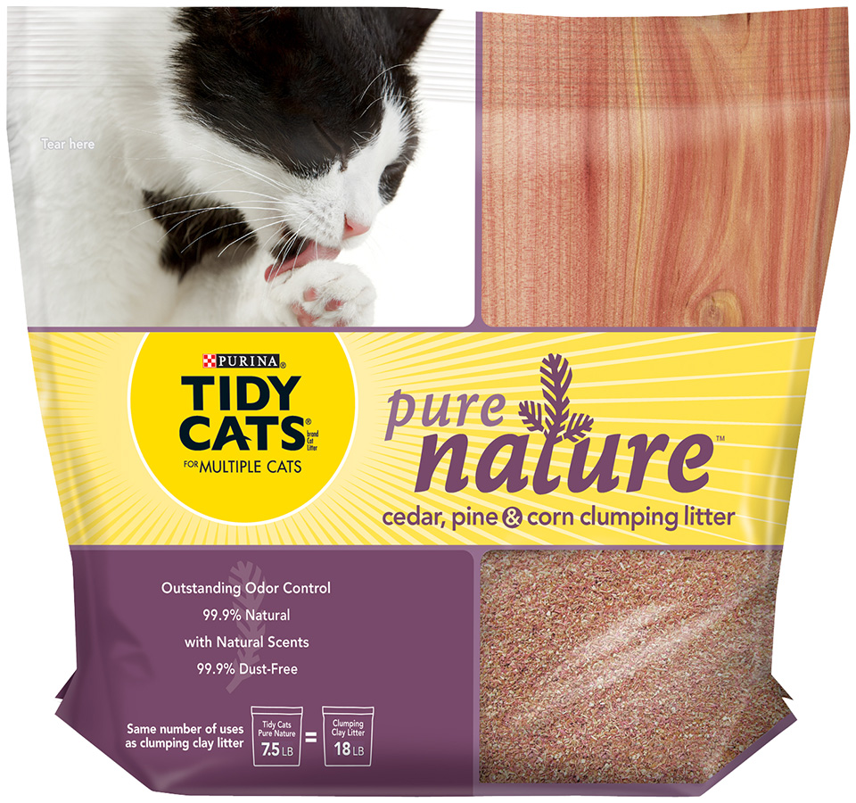 Tidy Cats Pure Nature(TM) Cedar, Corn and Pine Clumping Cat Litter 7.5
