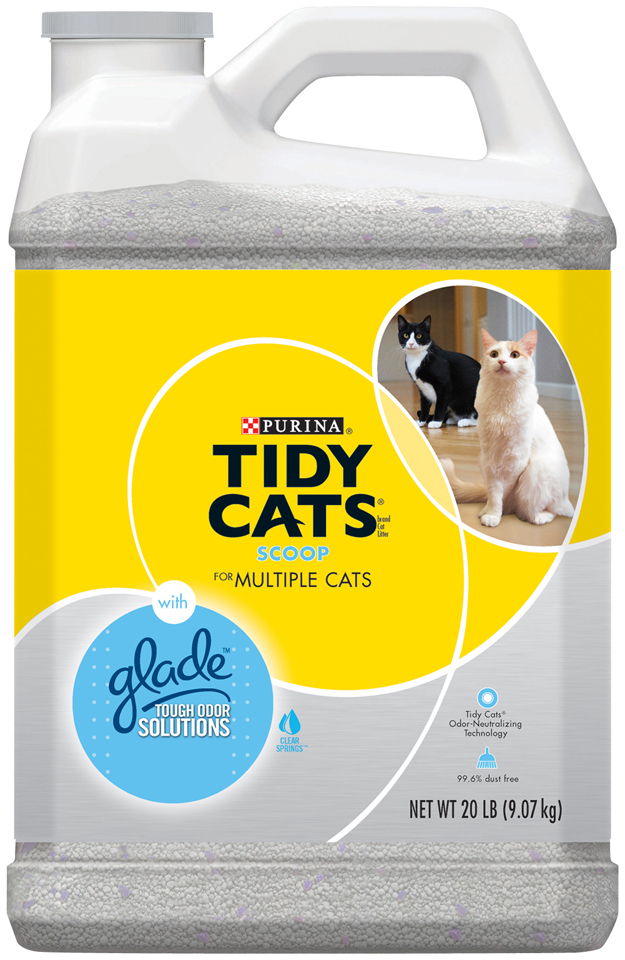 Tidy Cats for Mulitple Cats with Glade Tough Odor Solutions Cat Litter