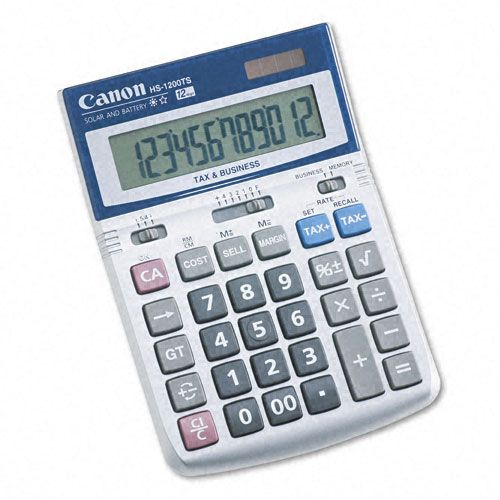 Canon HS-1200TS Compact Desktop Calculator, 12-Digit LCD at Kmart.com