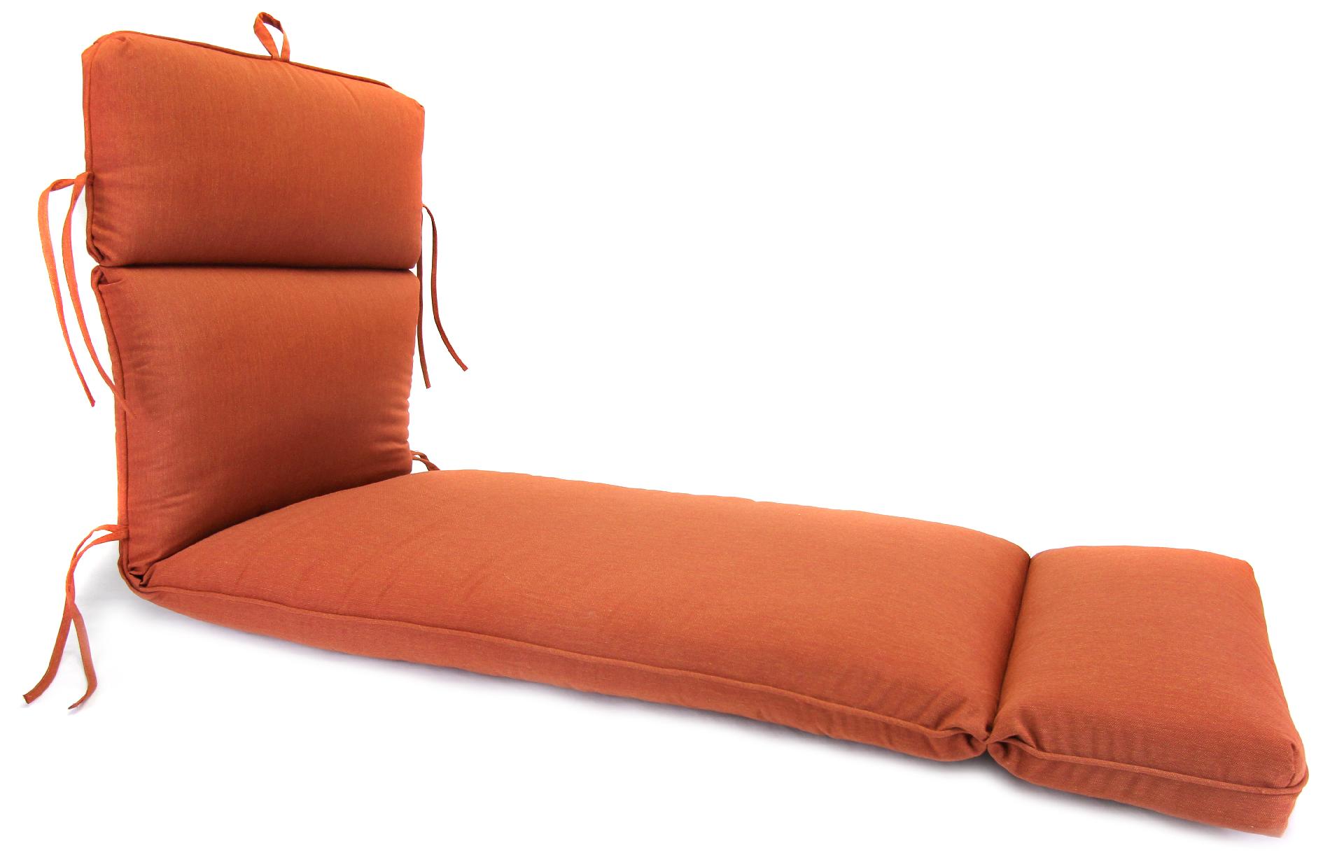 Grand Resort Godard Red Chaise Cushion Featuring Sunbrella® Fabric* at