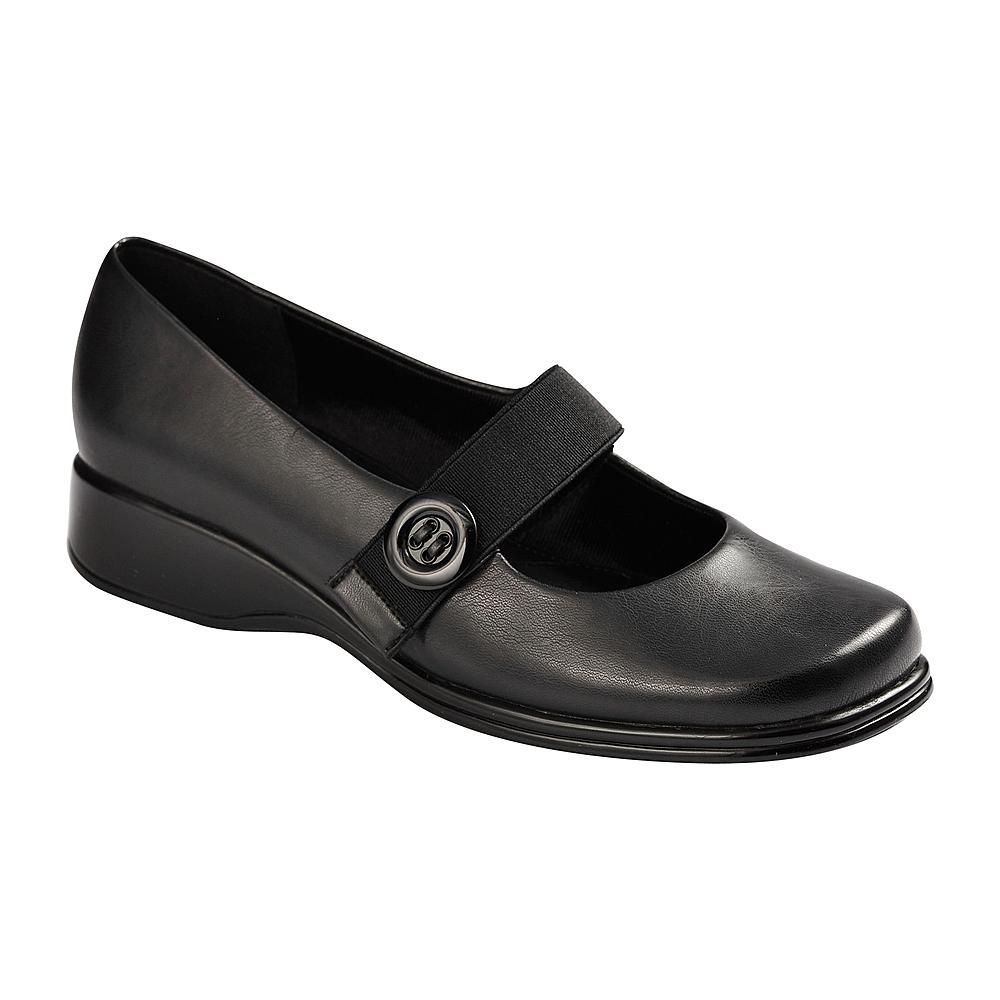 Women's Tap Casual Shoe - Black Wide Width