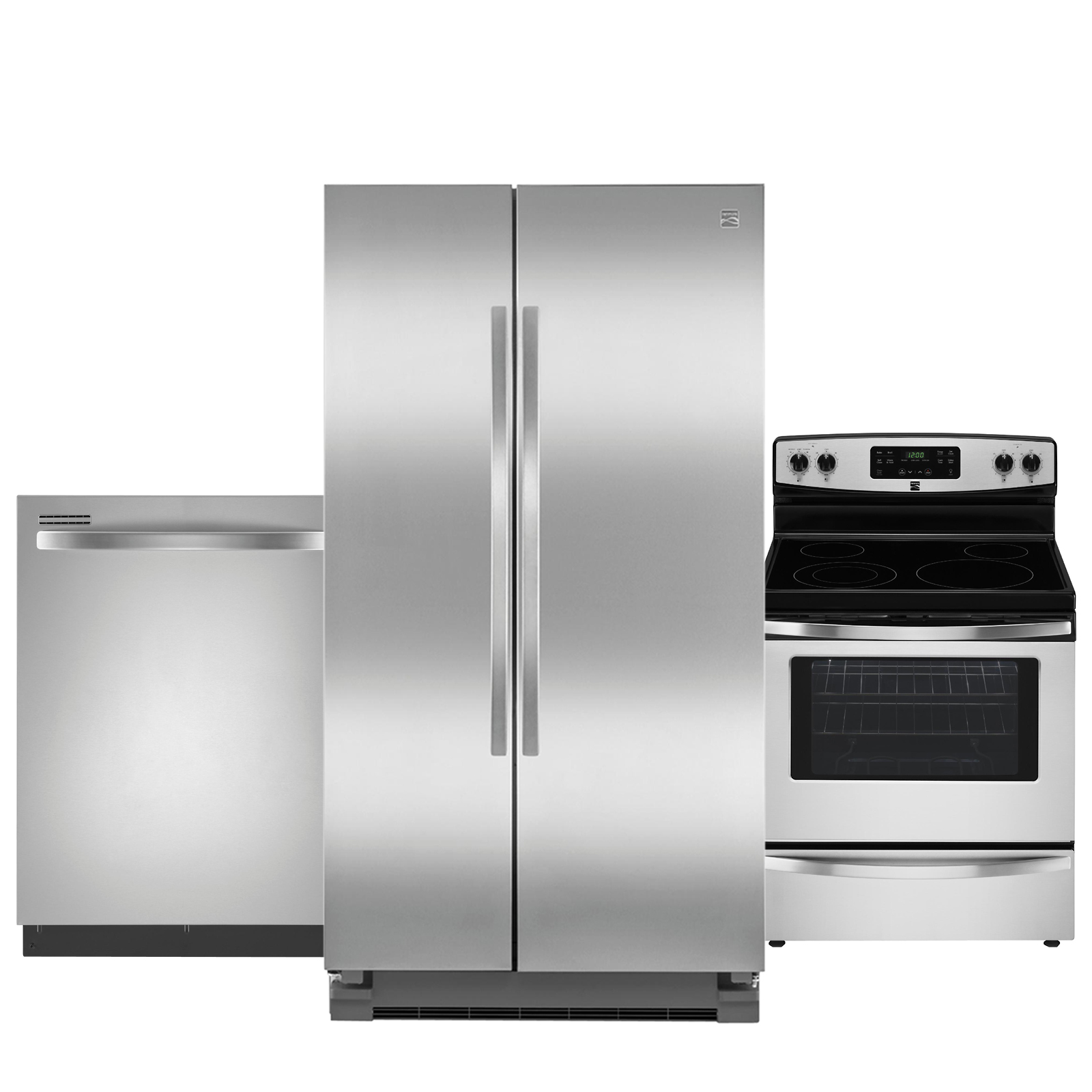 Kenmore Kenmore Electric 3-Piece Kitchen Suite Stainless ...
