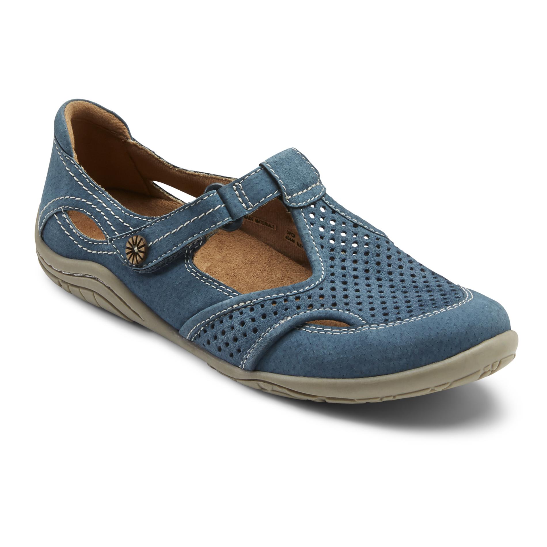 Cobbie Cuddlers Women�s May Denim Blue Suede Casual Shoe
