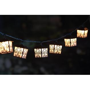 Essential Garden 10Ct. String Lights- Lanterns - Outdoor Living - Outdoor Lighting - Decorative ...
