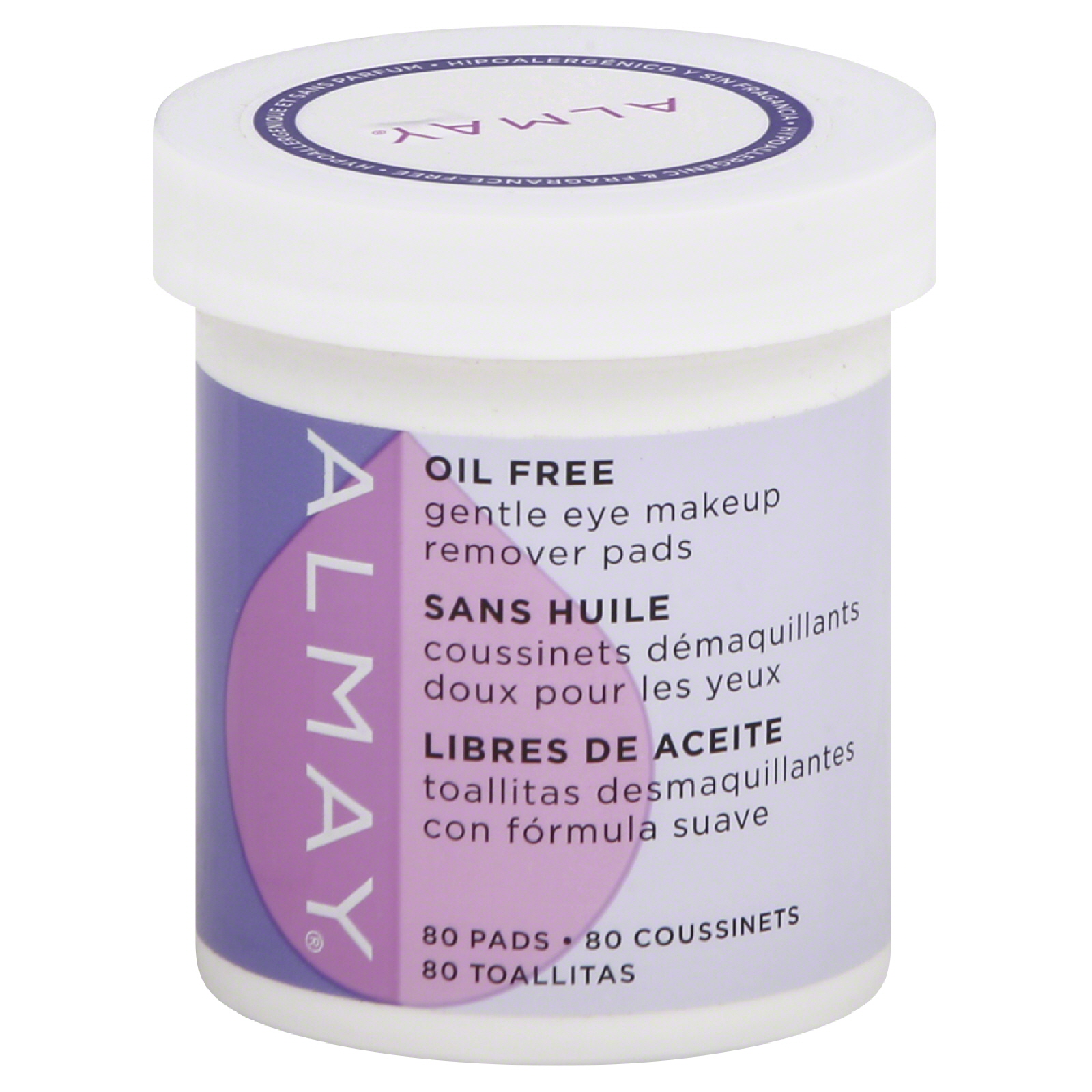 UPC 309975924473 Almay Eye Makeup Remover Pads, Gentle, Oil Free, 80