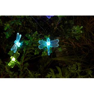 Essential Garden Solar Dragonfly String Lights 20 Ct - Outdoor Living - Outdoor Lighting ...