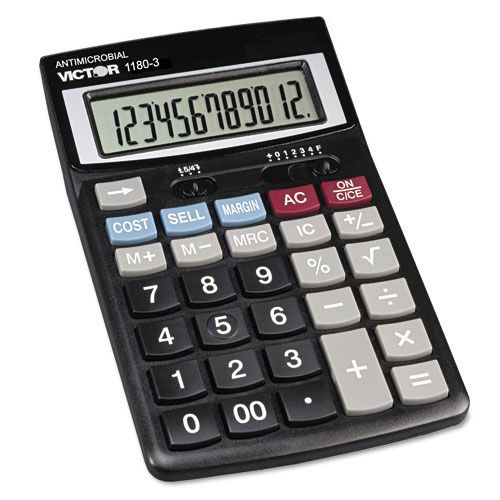 Victor 1180-3A AntiMicrobial 12-Digit Desktop Calculator at Kmart.com