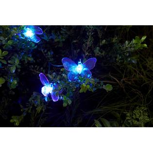 Essential Garden Solar Butterfly String Lights 20 Ct - Outdoor Living - Outdoor Lighting ...
