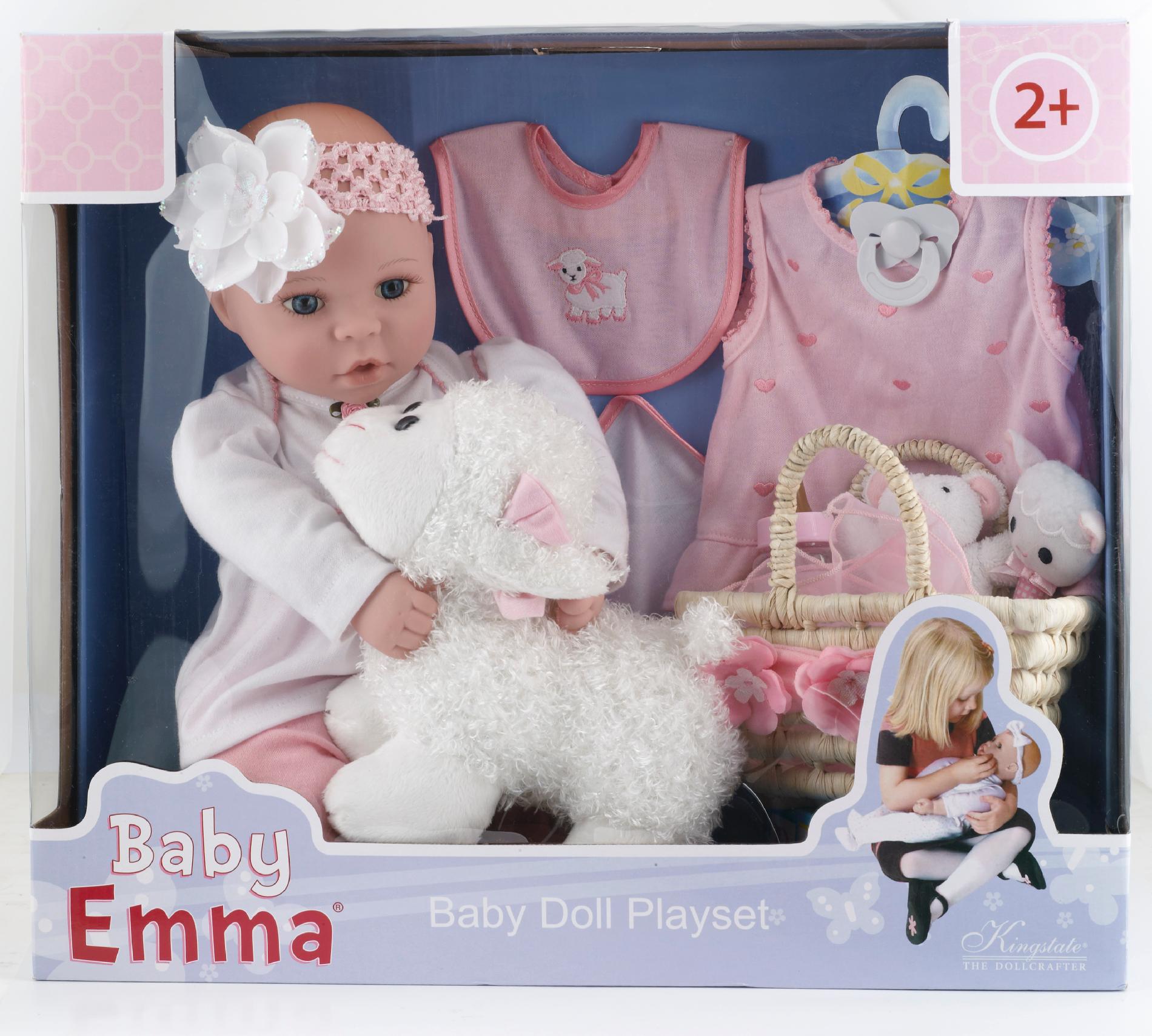 18" Baby Emma's Bye Bye Play Set with Plush Animal