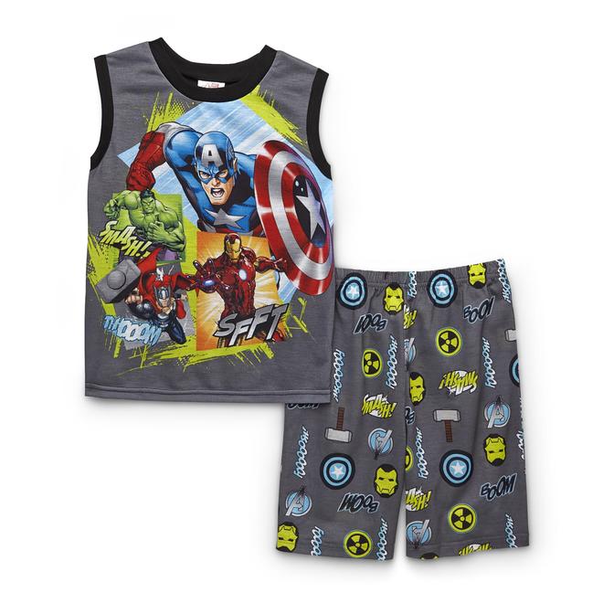 Marvel Avengers Boy's Pajama Tank Top & Shorts