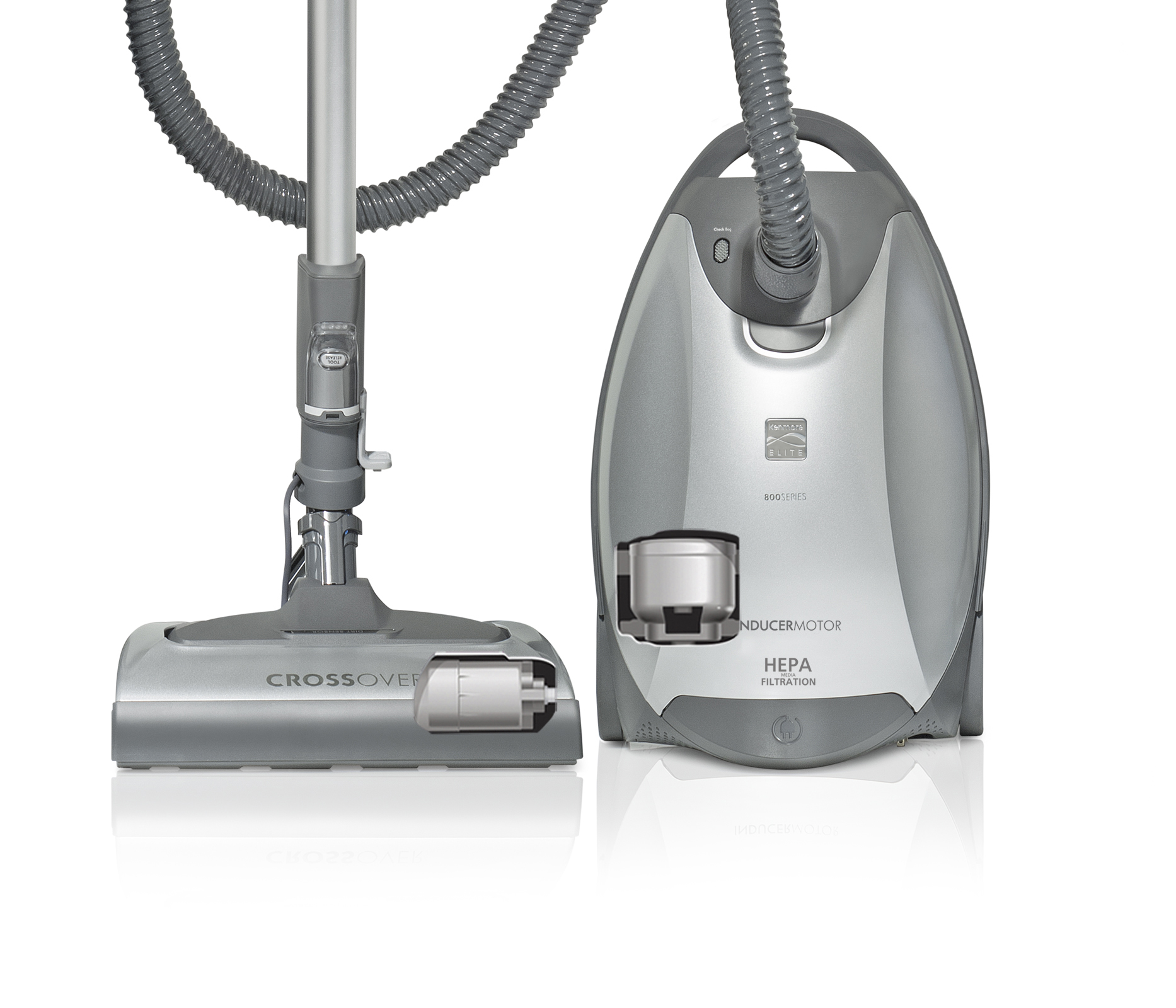 Kenmore Elite Canister Vacuum Cleaner - Silver/Gray ...