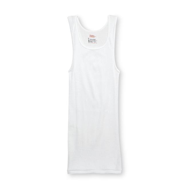Hanes Men's Sleeveless Tops 7pk Tank Tagless White
