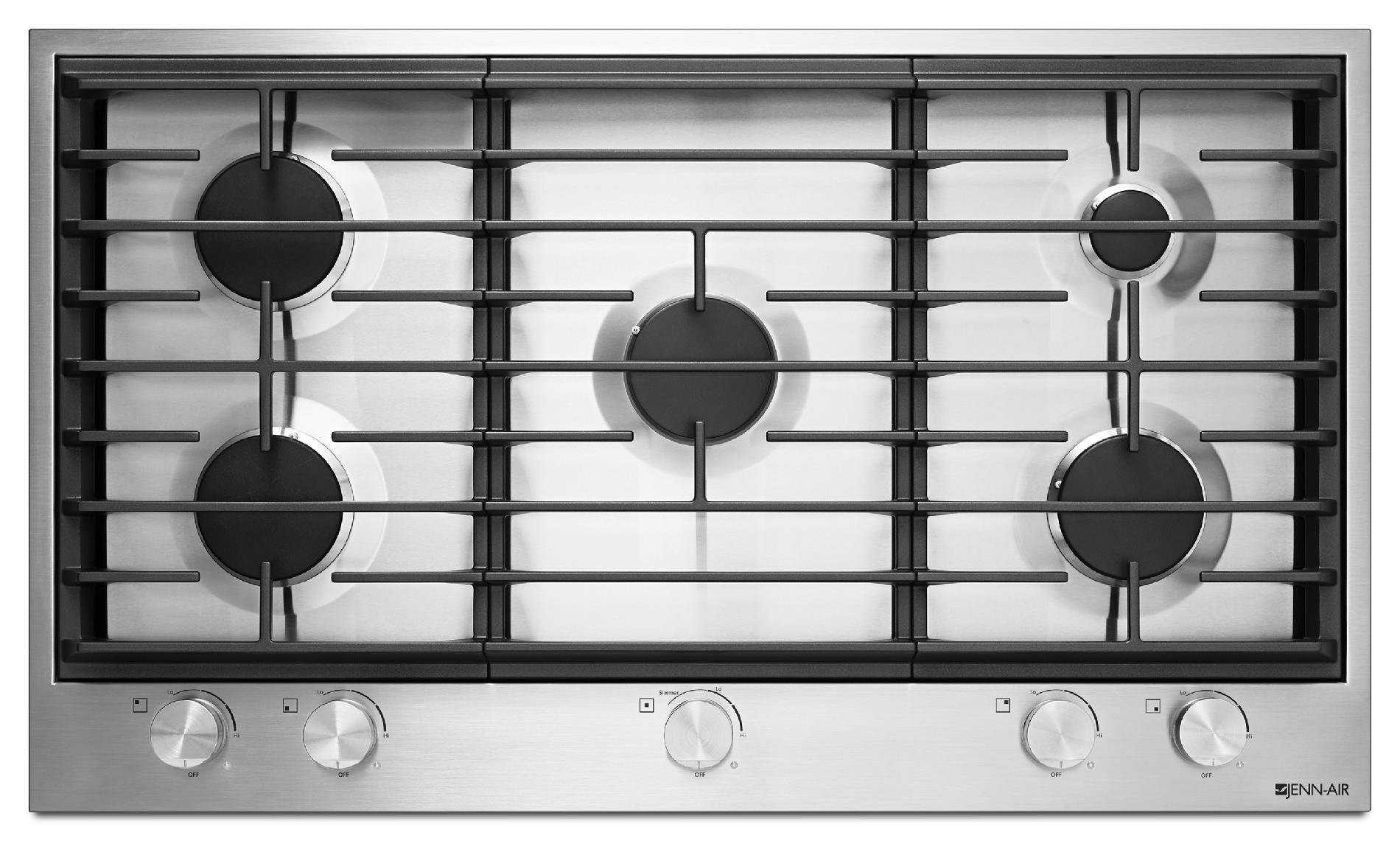 JennAir JGC1536BS 36 in. Gas Cooktop w/ 5 Burners Stainless