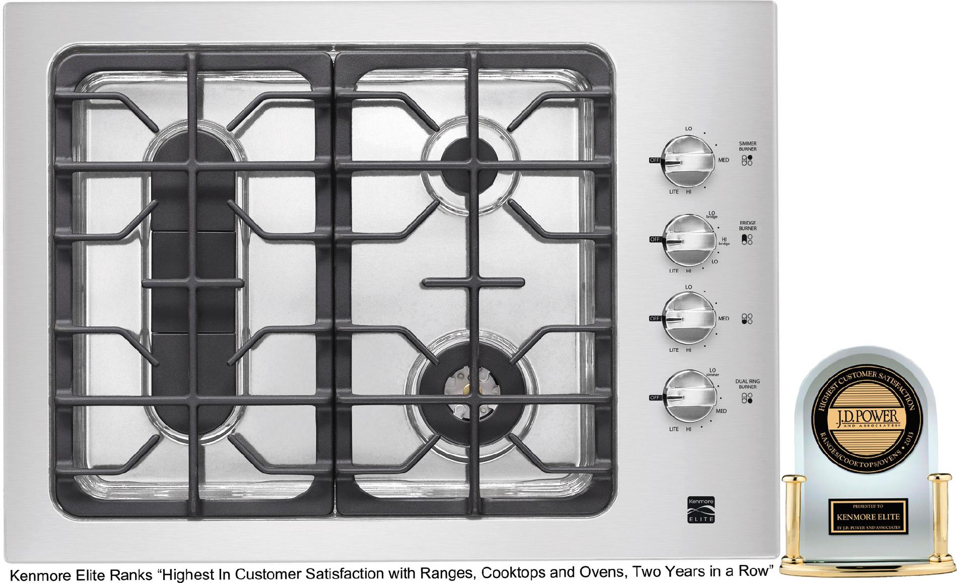 Kenmore Elite 30" Gas Cooktop 3232 Shop Your Way Online Shopping