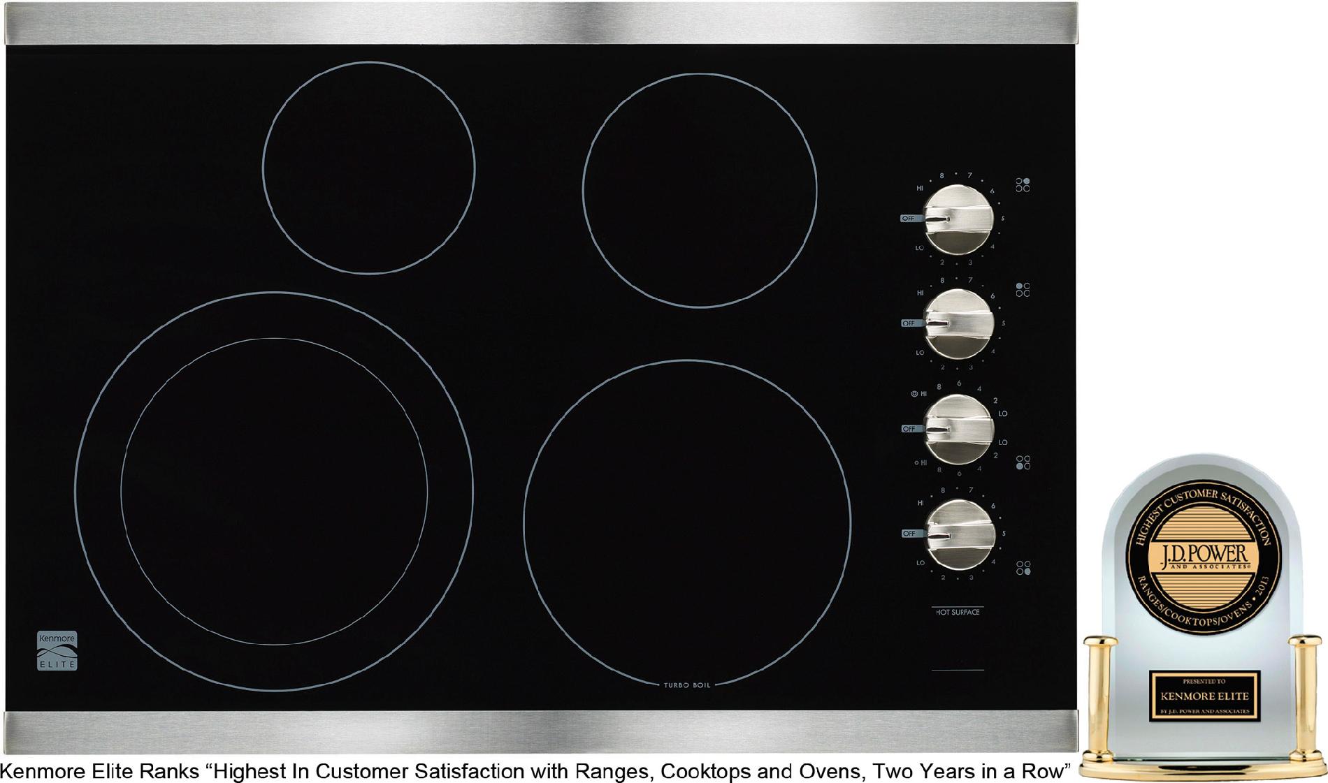 Kenmore 41213 36" Electric Cooktop with Coil Elements 4121 Sears