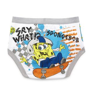 Nickelodeon Boy’s Underwear 5pk Brief SpongeBob White/Yellow