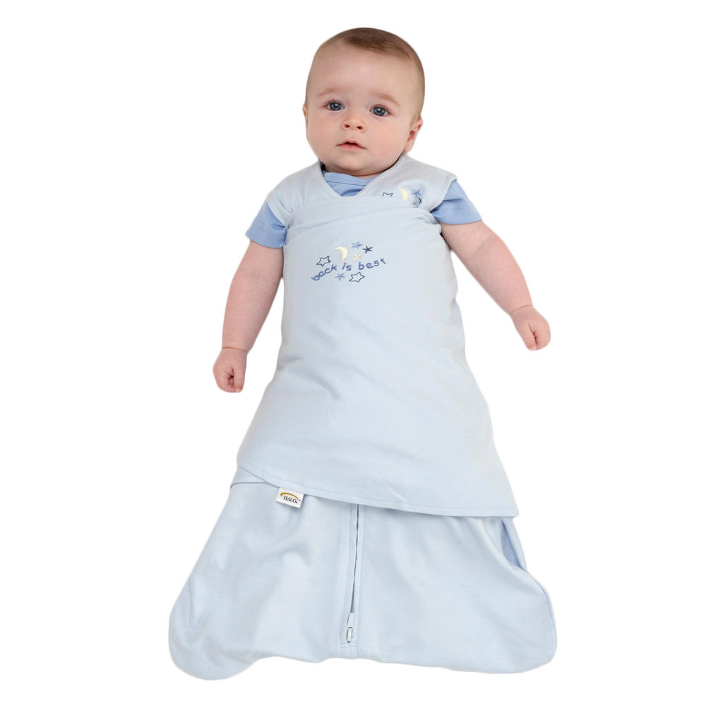 SleepSack Swaddle 100% Cotton, Small - Baby Blue