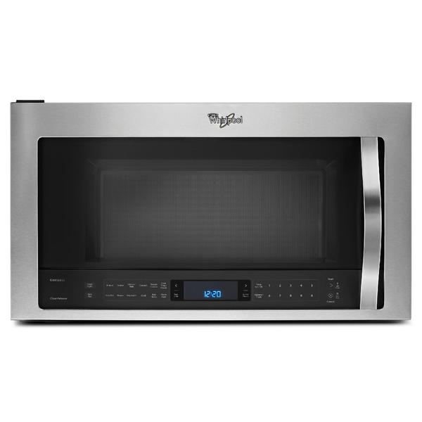 Whirlpool Wmh76719cs 1 9 Cu Ft Over The Range Microwave W Timesavor Trade Plus True Convection Cooking System Stainless Steel