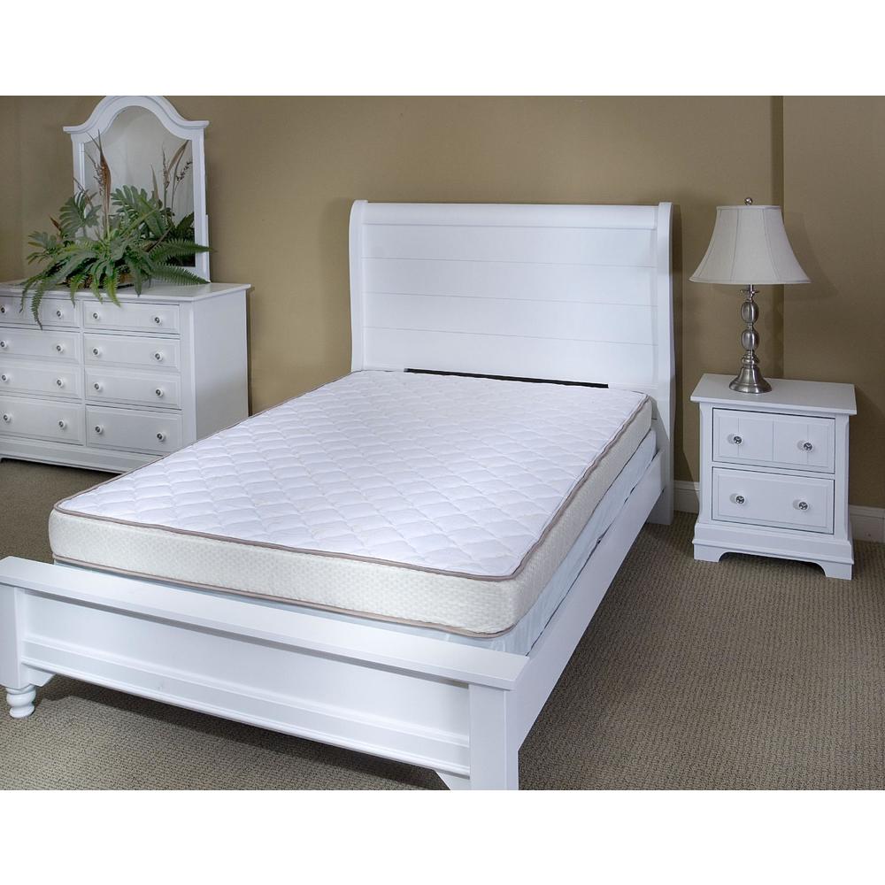 Innerspace Luxury Products InnerSpace 6-inch Sleep Luxury Reversible Queen Mattress Only - Quilted Both Sides