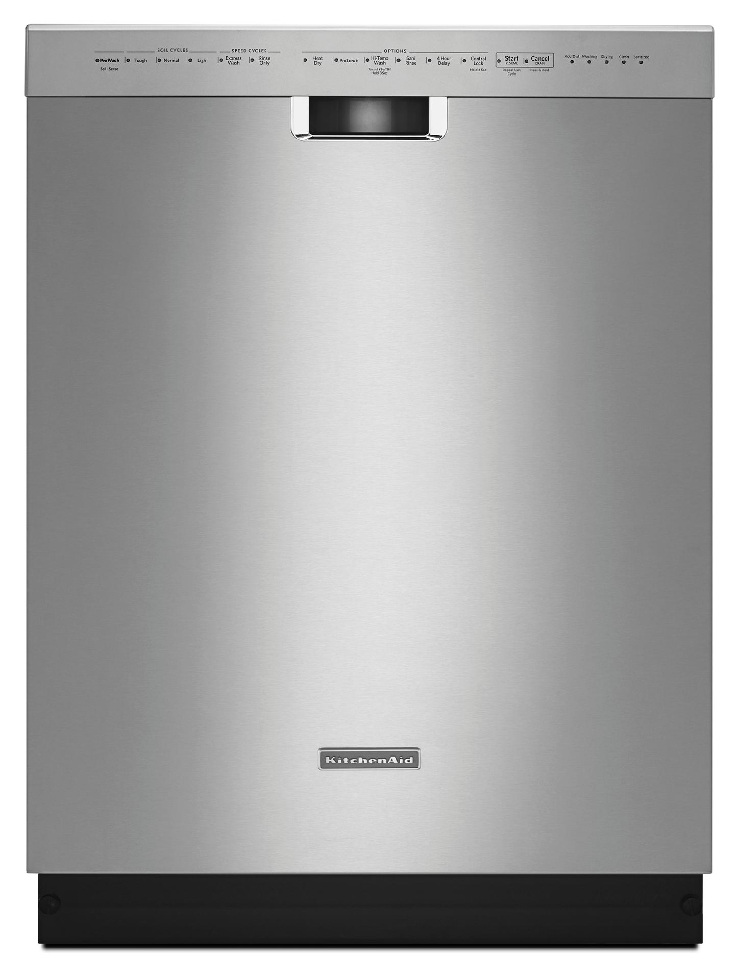 KitchenAid - KDFE304DSS - 24-in. Built-in Dishwasher with ProScrub