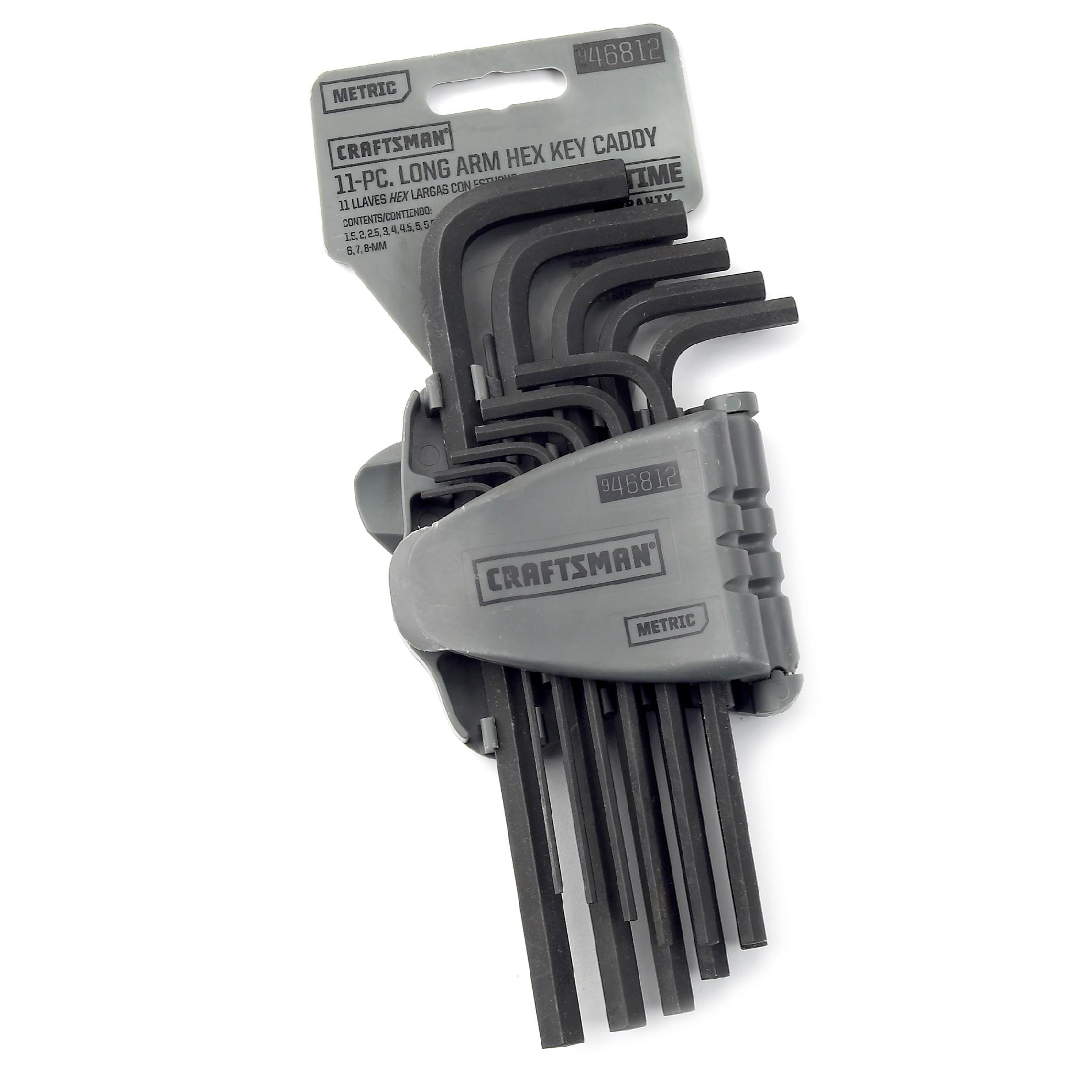 Craftsman 11pc Metric Hex Key Set with Caddy Shop Your Way Online